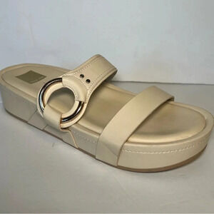 Dolce Vita Womens CICILY Cream Sandals Women’s Size 11 Summer Slides